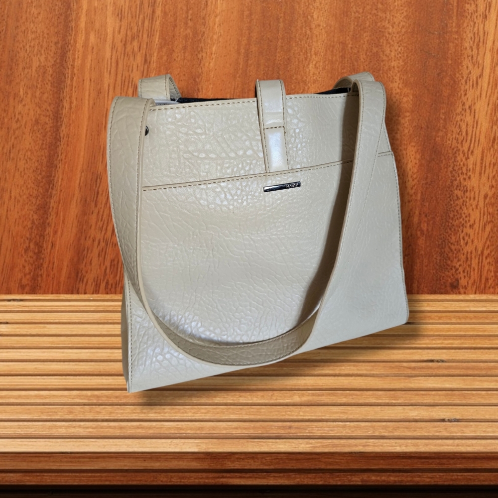 MEXX Women's Light Taupe PU Leather Tote/Bucket Shoulder Bag - Picture 13 of 16